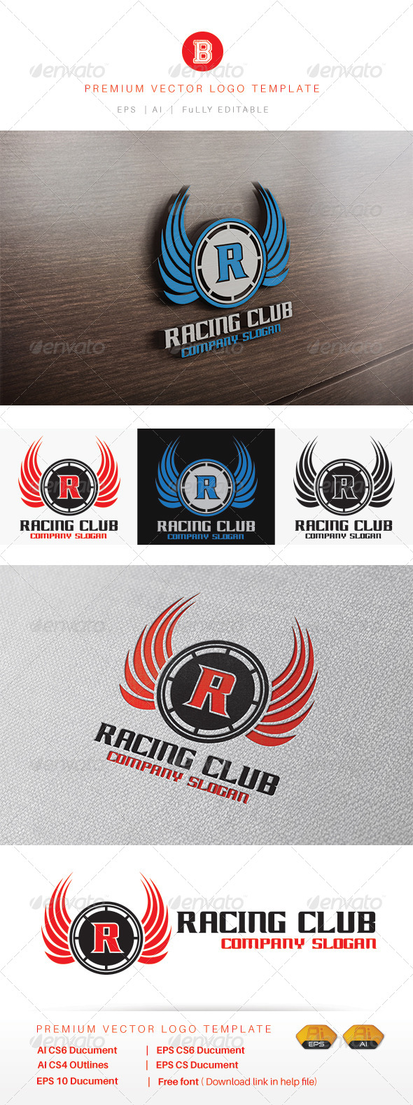 GraphicRiver Racing Club 8502484 GraphicRiver Racing Club 8502484