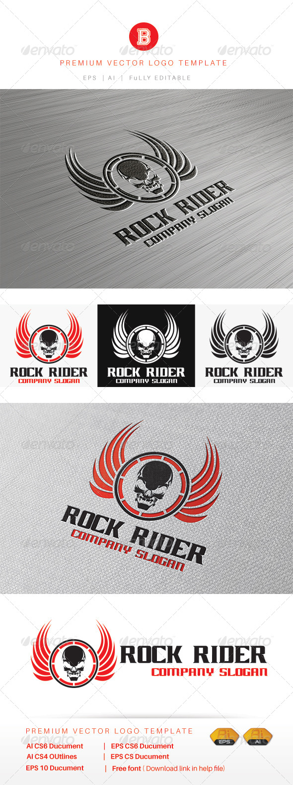 GraphicRiver Rock Rider 8502490 GraphicRiver Rock Rider 8502490