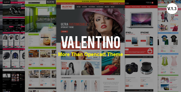 Valentino Premium Opencart Theme