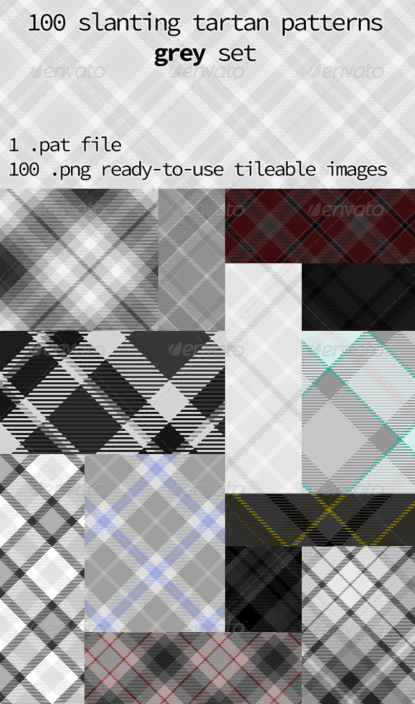 GraphicRiver Tartan Pattern Collection Slanting Grey Set 8502619 GraphicRiver Tartan Pattern Collection Slanting Grey Set 8502619