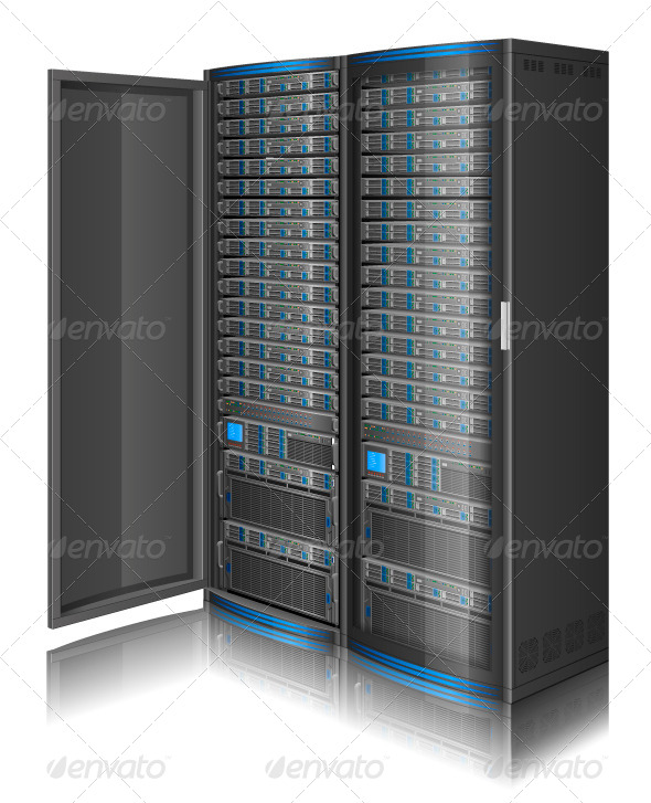 GraphicRiver Row of Servers 8502915 GraphicRiver Row of Servers 8502915