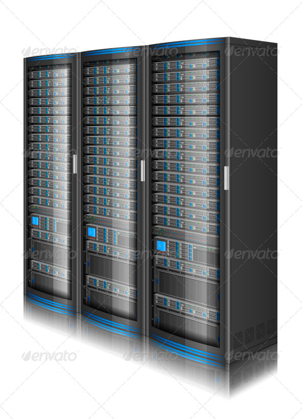 GraphicRiver Row of Servers 8502933 GraphicRiver Row of Servers 8502933