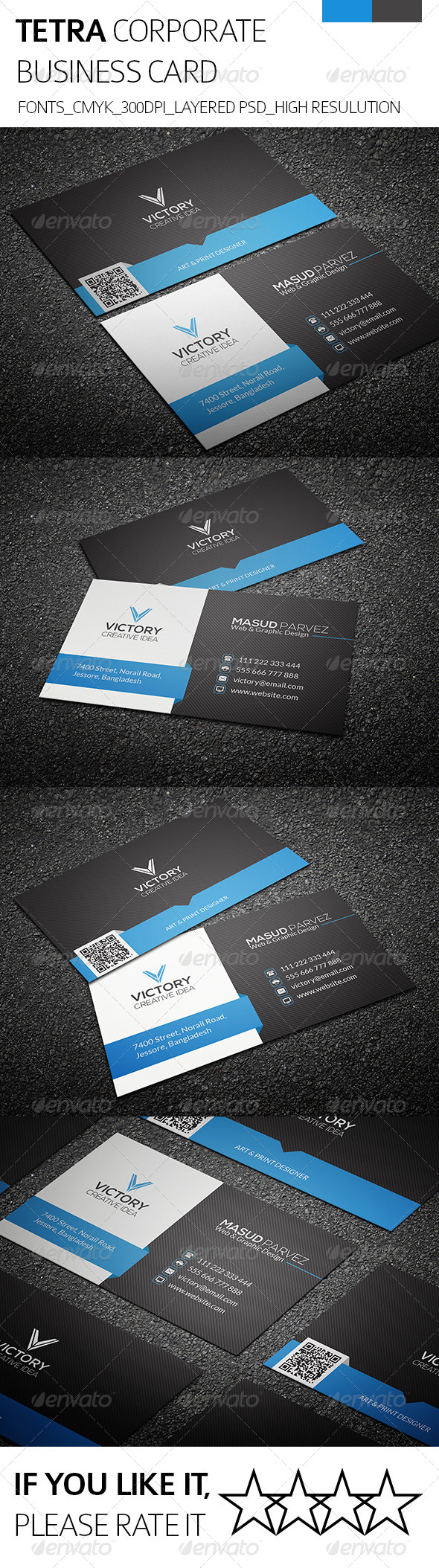 GraphicRiver Tetra & Corporate Business Card 8502979 GraphicRiver Tetra & Corporate Business Card 8502979