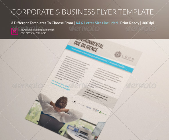 3 Corporate & Business Flyer Templates A4 & Letter 3 Corporate & Business Flyer Templates A4 & Letter