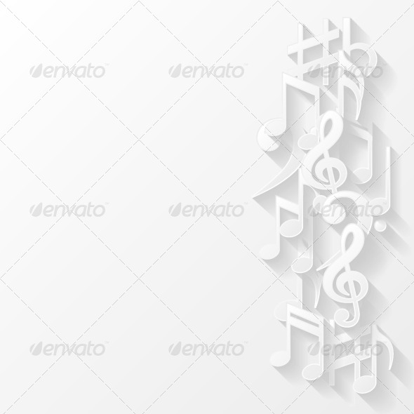 GraphicRiver Abstract Background with Musical Notes 8503349 GraphicRiver Abstract Background with Musical Notes 8503349