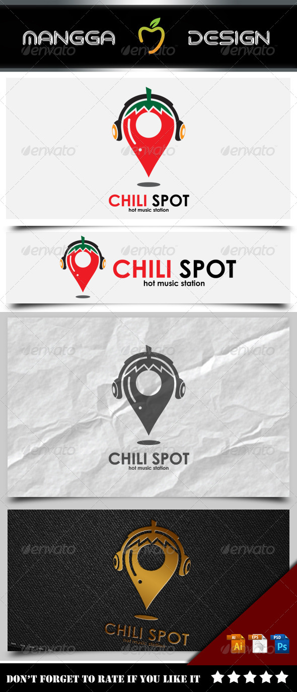 GraphicRiver Chili Spot Logo 8503396 GraphicRiver Chili Spot Logo 8503396