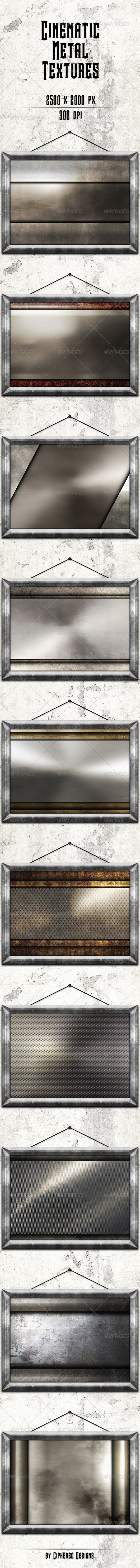 GraphicRiver Cinematic Metal Textures 8503778 GraphicRiver Cinematic Metal Textures 8503778