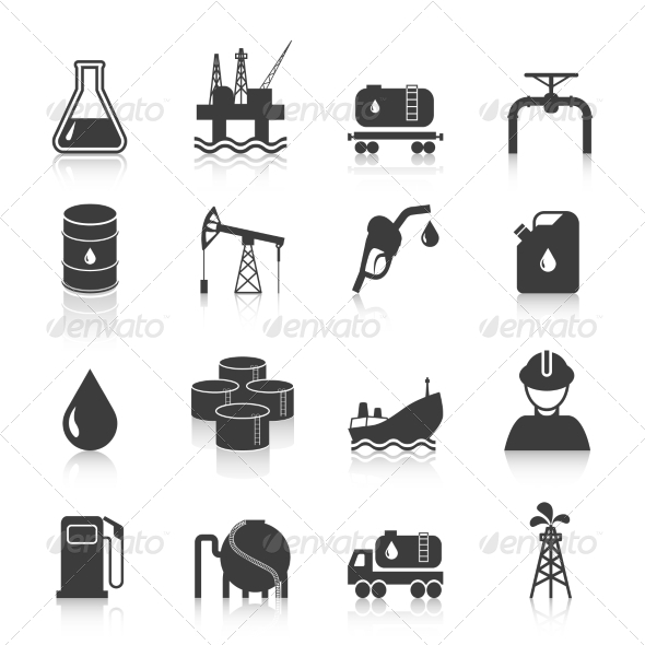 Oil Industry Icons (Miscellaneous)