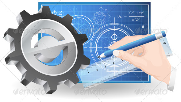 GraphicRiver Technical Drawing Abstract Illustration 8504409 GraphicRiver Technical Drawing Abstract Illustration 8504409