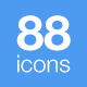 88 Modern Vector Icons