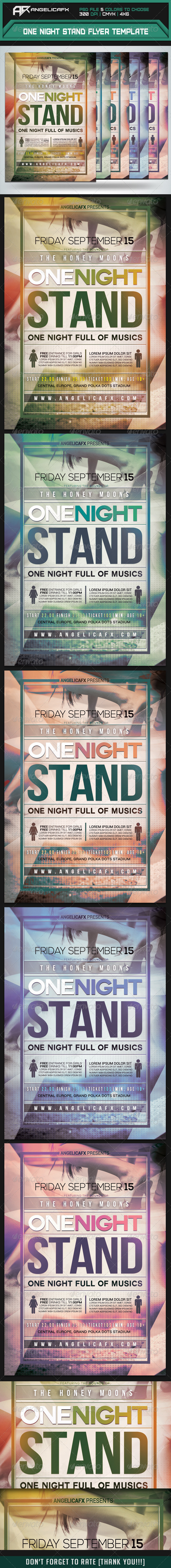 One Night Stand Flyer Template (Flyers)