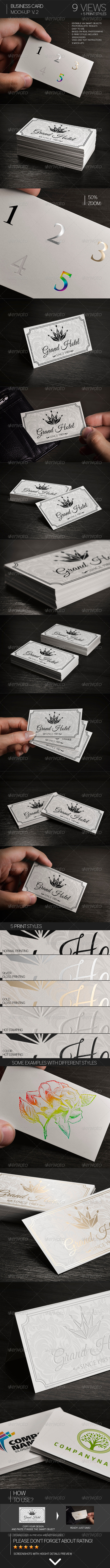 GraphicRiver Business Card Mock-Up Vol.2 8504770 GraphicRiver Business Card Mock-Up Vol.2 8504770