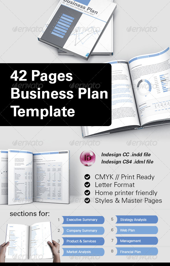 GraphicRiver 42 Pages Business Plan Template 8504828 GraphicRiver 42 Pages Business Plan Template 8504828