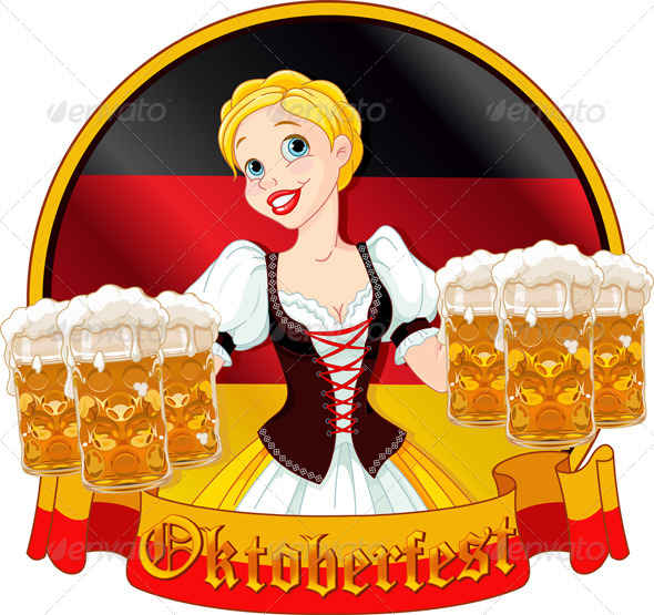 GraphicRiver Oktoberfest Girl Design 8505153 GraphicRiver Oktoberfest Girl Design 8505153