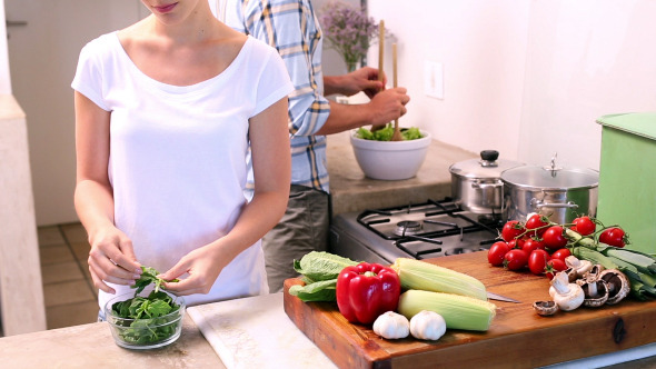 Happy Young Couple Cooking Together 2 Happy Young Couple Cooking Together 2
