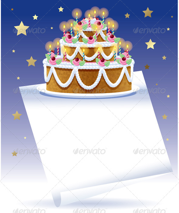 GraphicRiver Birthday Cake 8505938 GraphicRiver Birthday Cake 8505938