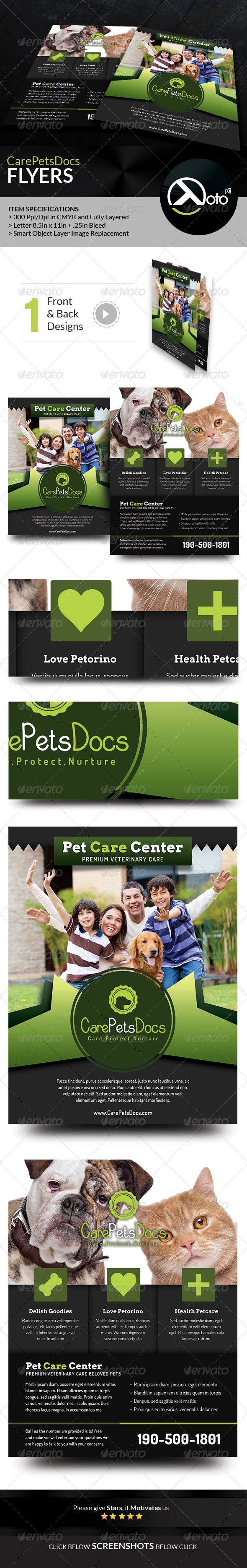 Care Pets Docs Veterinary Flyers (Flyers)