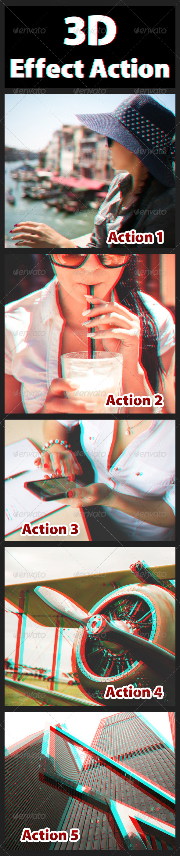 GraphicRiver 3D Effect Actions 8507400 GraphicRiver 3D Effect Actions 8507400