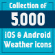 5,000+ Weather Icons with 72 Unique Vector Icons