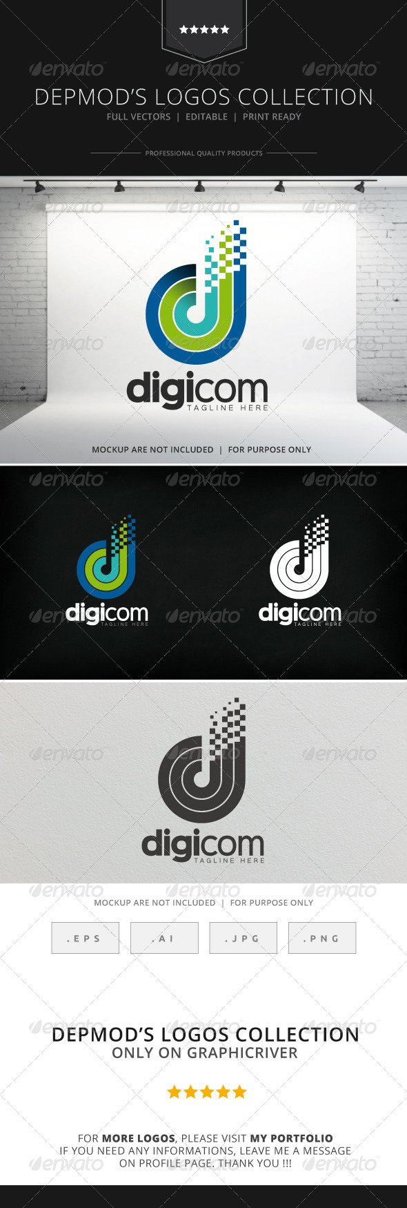 GraphicRiver Digicom Logo 8510020 GraphicRiver Digicom Logo 8510020
