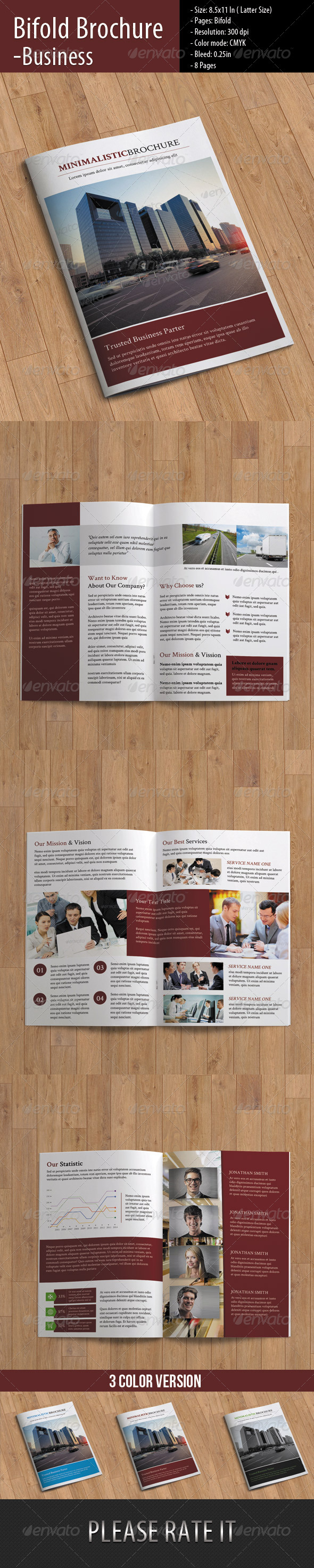 GraphicRiver Clean Business Brochure 8510266 GraphicRiver Clean Business Brochure 8510266