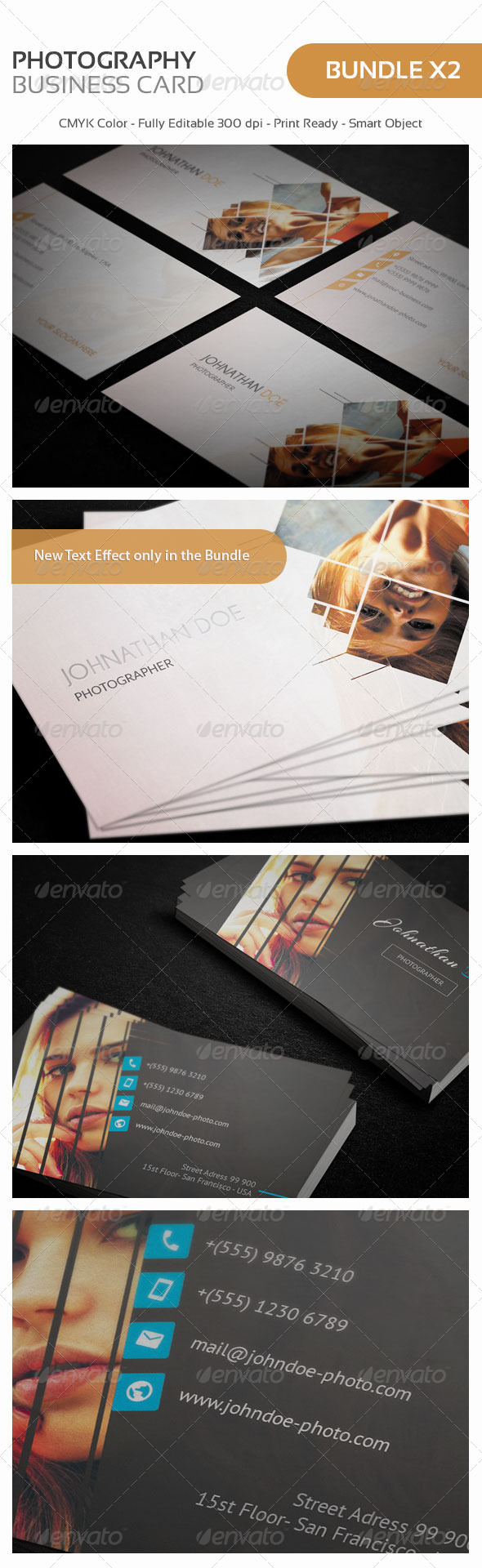 GraphicRiver Photography Personal Business Card Bundle 8510936 GraphicRiver Photography Personal Business Card Bundle 8510936