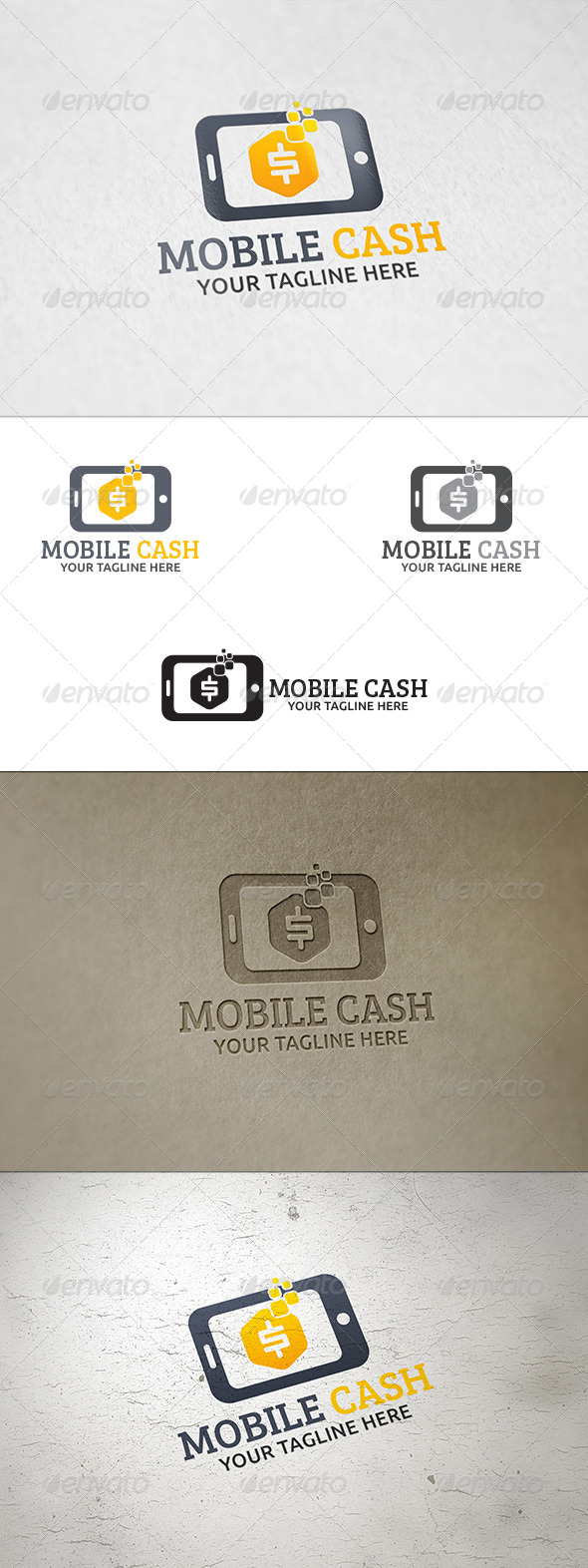 GraphicRiver Mobile Cash Logo Template 8511302 GraphicRiver Mobile Cash Logo Template 8511302