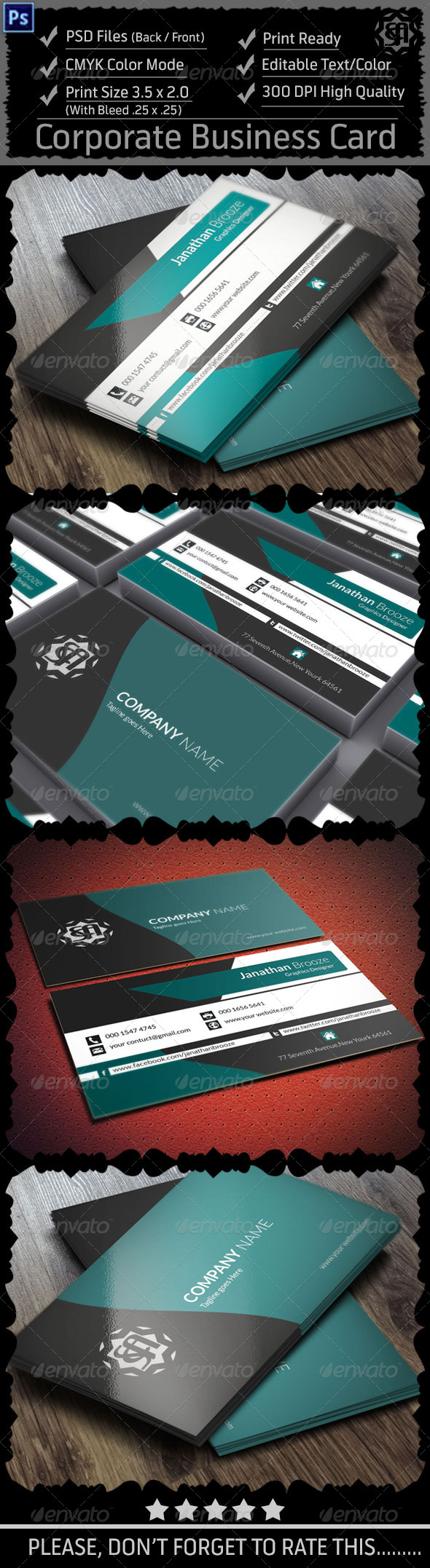 GraphicRiver Corporate Business Card Vol 8 8511386 GraphicRiver Corporate Business Card Vol 8 8511386