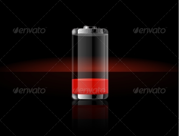GraphicRiver Ends in Red Battery Charge 8511529 GraphicRiver Ends in Red Battery Charge 8511529