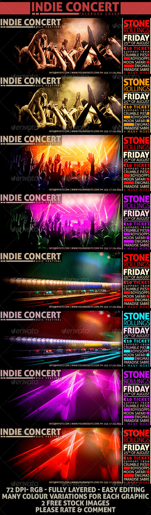 GraphicRiver Indie Concert Facebook Cover 8506947 GraphicRiver Indie Concert Facebook Cover 8506947
