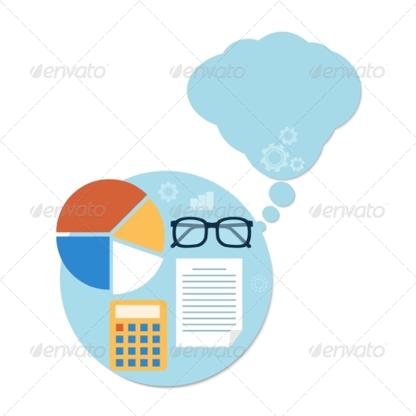 GraphicRiver Calculator Page Chart and Glasses 8511840 GraphicRiver Calculator Page Chart and Glasses 8511840