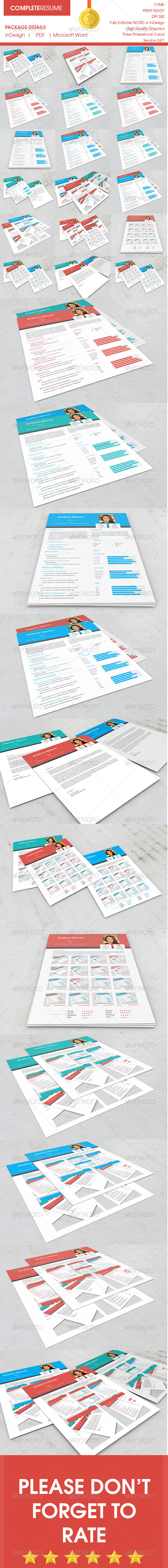 GraphicRiver Complete Resume With MS Word 8509556 GraphicRiver Complete Resume With MS Word 8509556
