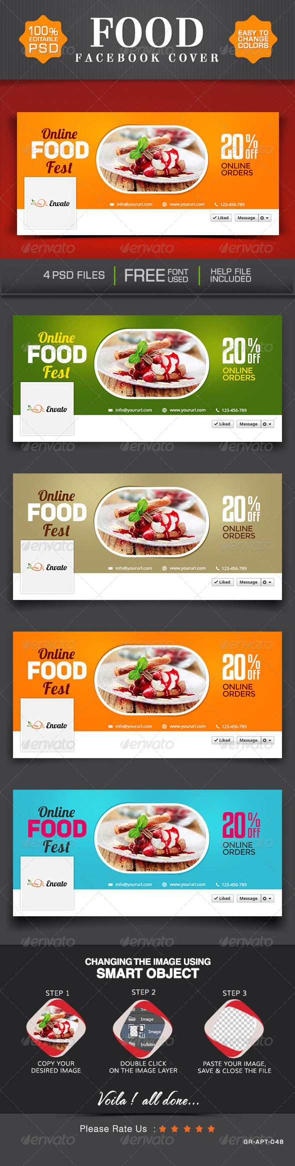 GraphicRiver Tasty Facebook Covers 8512144 GraphicRiver Tasty Facebook Covers 8512144