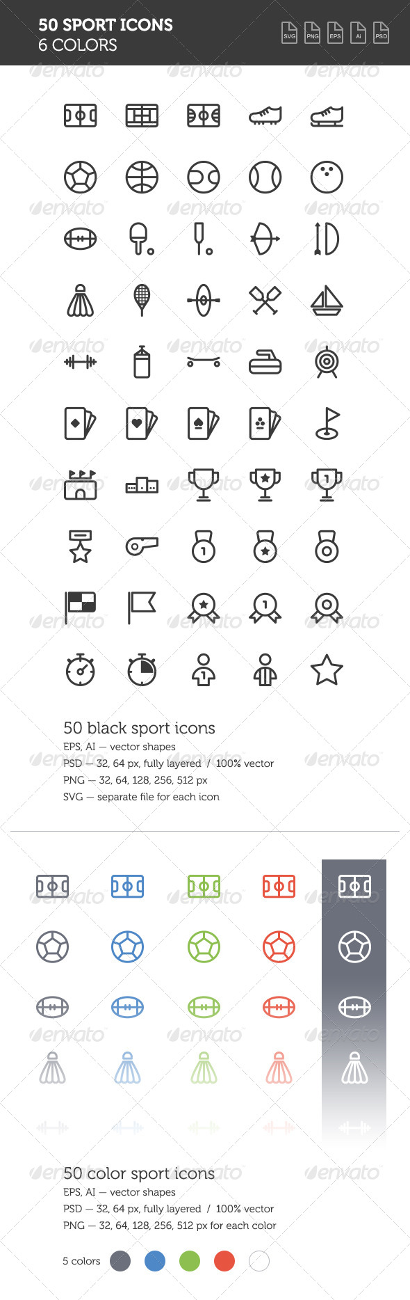GraphicRiver Sport Icon Set 8512599 GraphicRiver Sport Icon Set 8512599