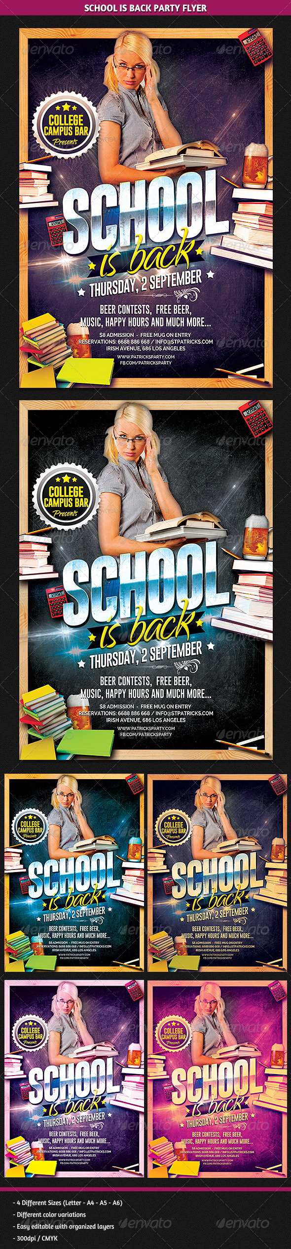GraphicRiver School is Back Party Flyer 8514151 GraphicRiver School is Back Party Flyer 8514151