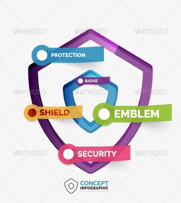 GraphicRiver Vector Shield Icon Infographic Concept 8514788 GraphicRiver Vector Shield Icon Infographic Concept 8514788