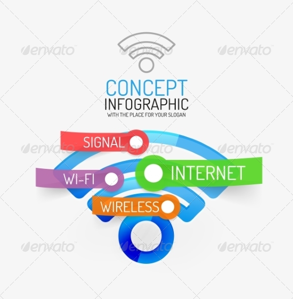 GraphicRiver Vector Wifi Infographic Concept 8514796 GraphicRiver Vector Wifi Infographic Concept 8514796
