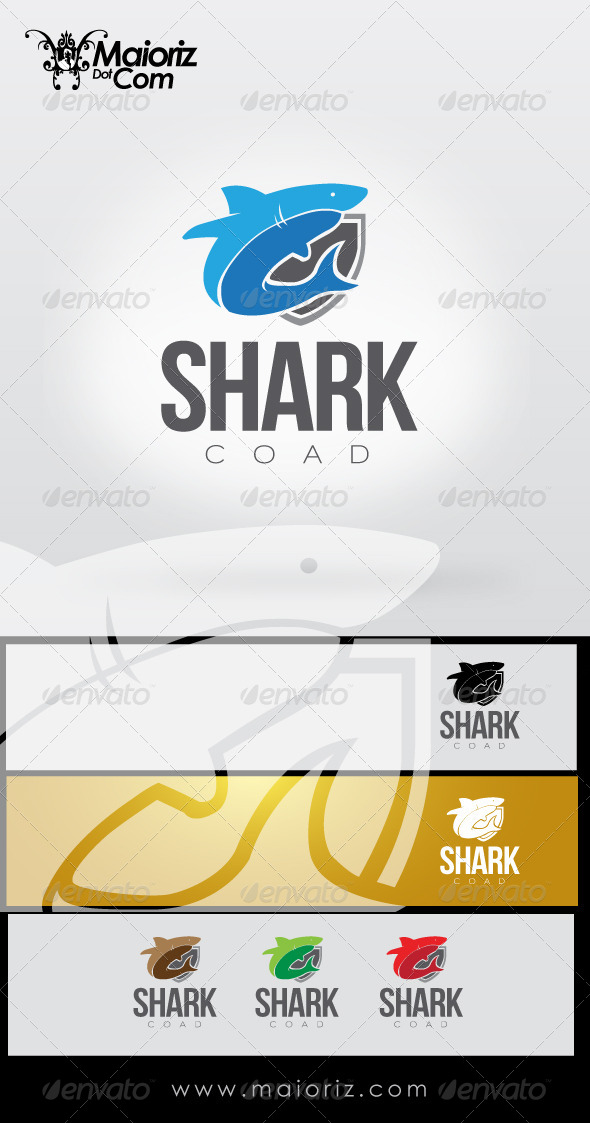 GraphicRiver Shark Coat Logo 8514913 GraphicRiver Shark Coat Logo 8514913