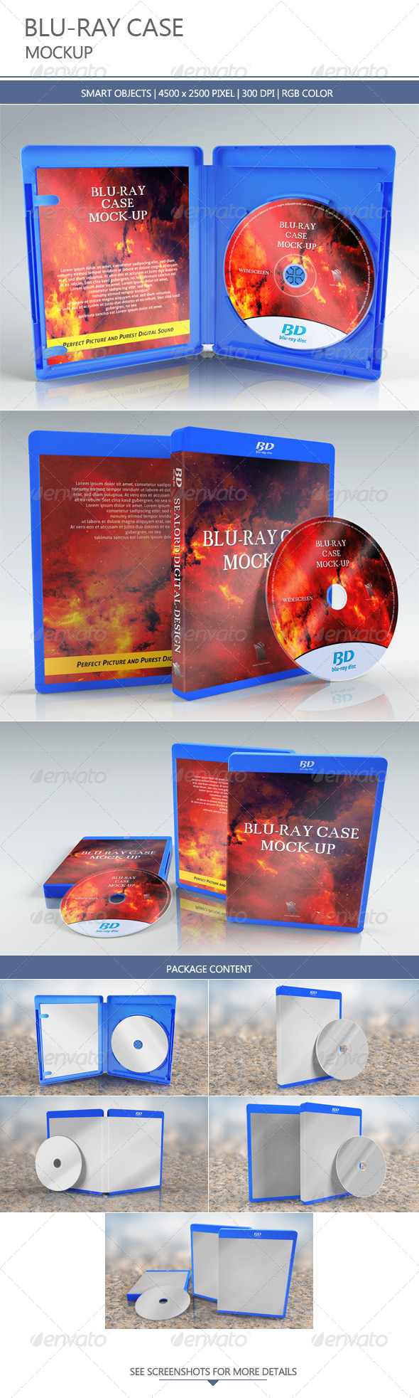 Blu-ray Case Mock-up Blu-ray Case Mock-up