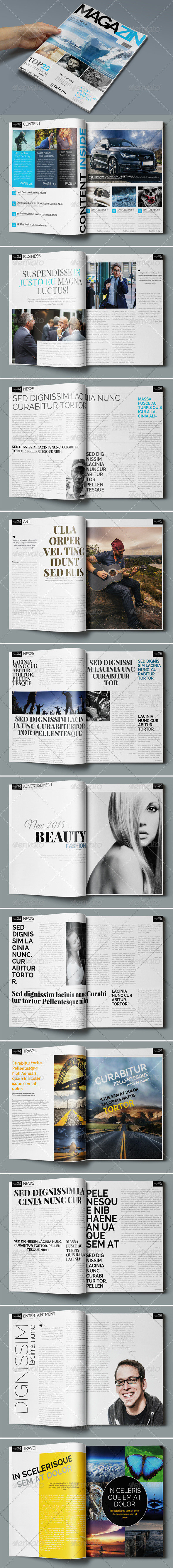 GraphicRiver News Magazine Template 8516543 GraphicRiver News Magazine Template 8516543