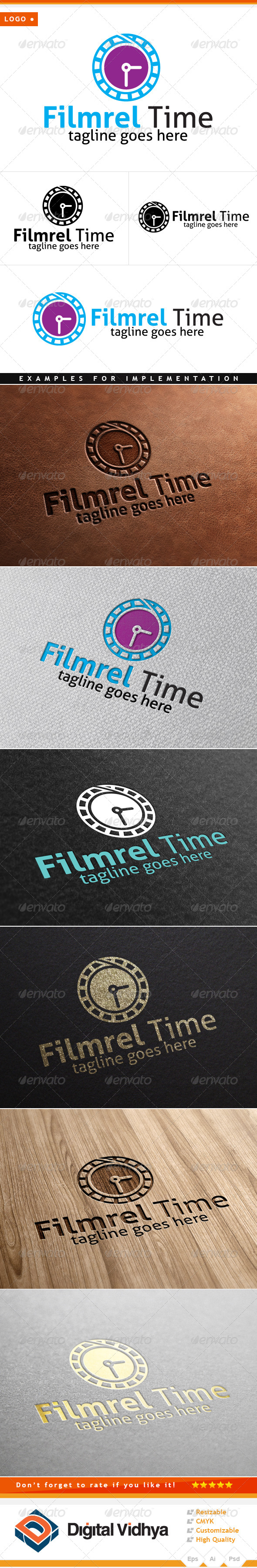 GraphicRiver Film & Time Logo 8516676 GraphicRiver Film & Time Logo 8516676
