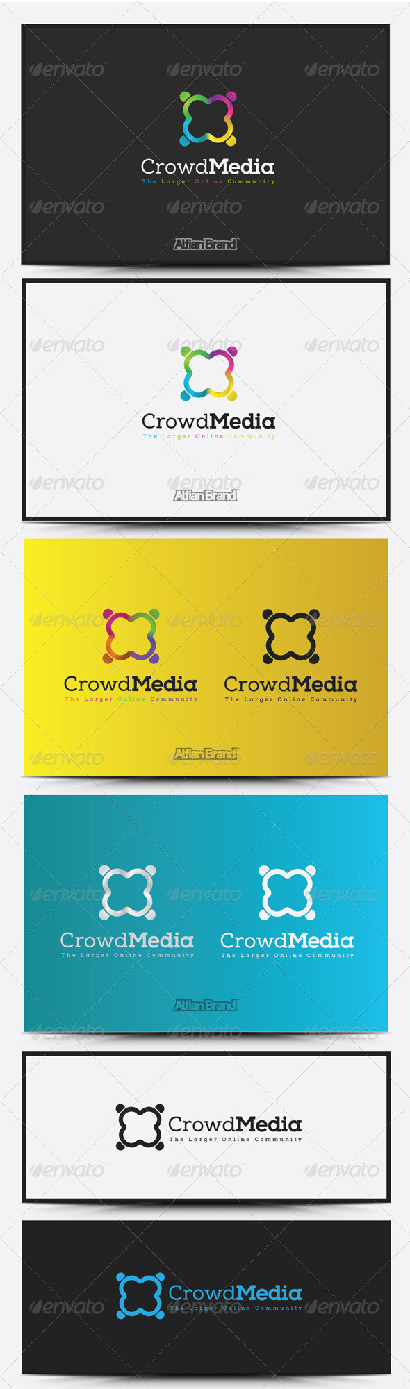 GraphicRiver Crowd Media Logo 8516790 GraphicRiver Crowd Media Logo 8516790