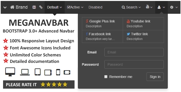 CodeCanyon MegaNavbar Advanced Navbar for Bootstrap 3.0& 8516895 CodeCanyon MegaNavbar Advanced Navbar for Bootstrap 3.0& 8516895
