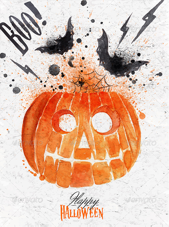 Pumpkin Halloween Poster