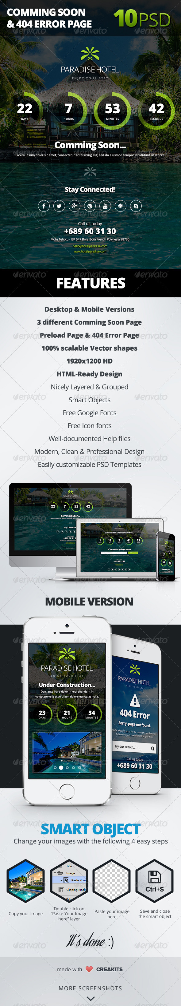 GraphicRiver Comming Soon & 404 Error Page 8517836 GraphicRiver Comming Soon & 404 Error Page 8517836