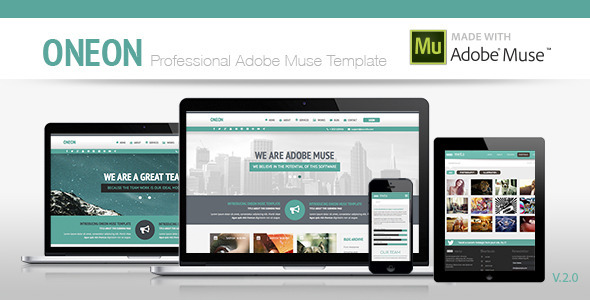 Oneon | Adobe Muse Template