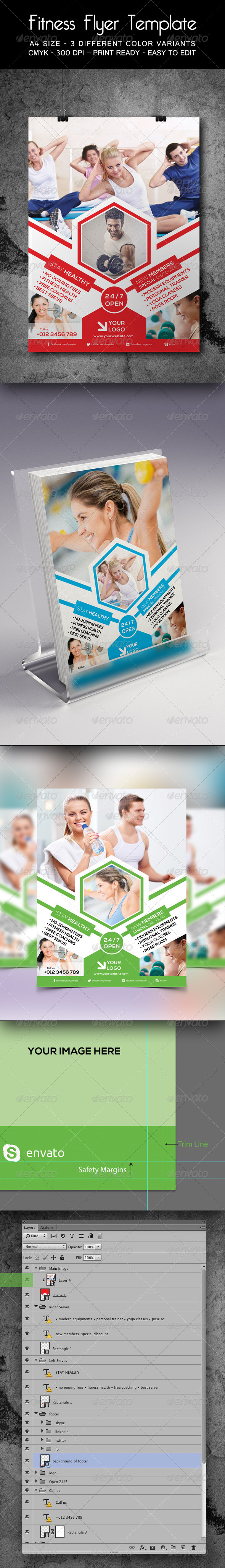 Fitness Flyer Template (Commerce)