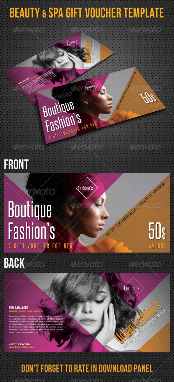 GraphicRiver Beauty Fashion Gift Voucher V31 8518335 GraphicRiver Beauty Fashion Gift Voucher V31 8518335