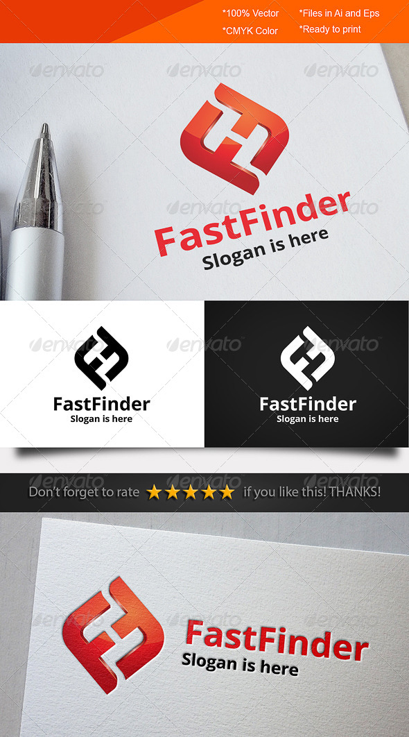 Fast Finder Logo Template Fast Finder Logo Template