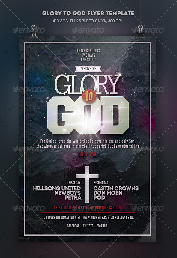 GraphicRiver Glory to God Flyer Template 8519097 GraphicRiver Glory to God Flyer Template 8519097